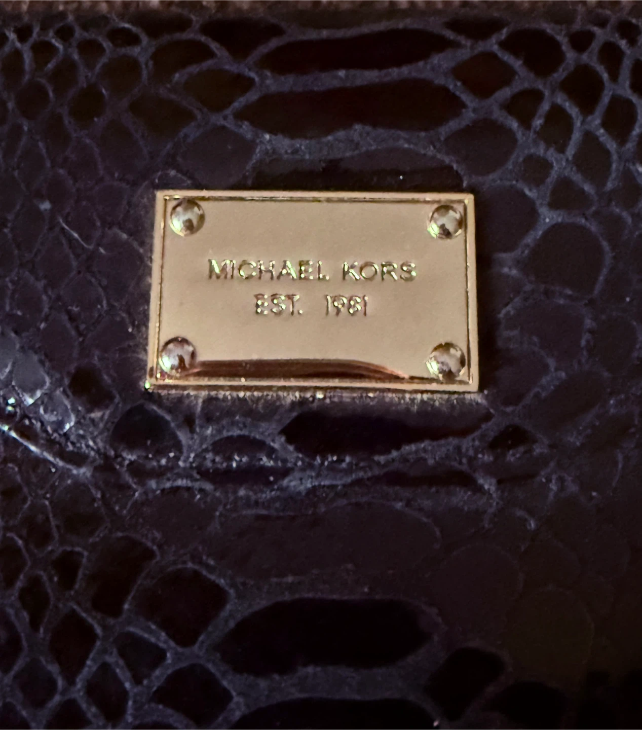 Authetic MICHAEL KORS MK • SnakeSkin Phone Case/Card Wristlet - photo 2