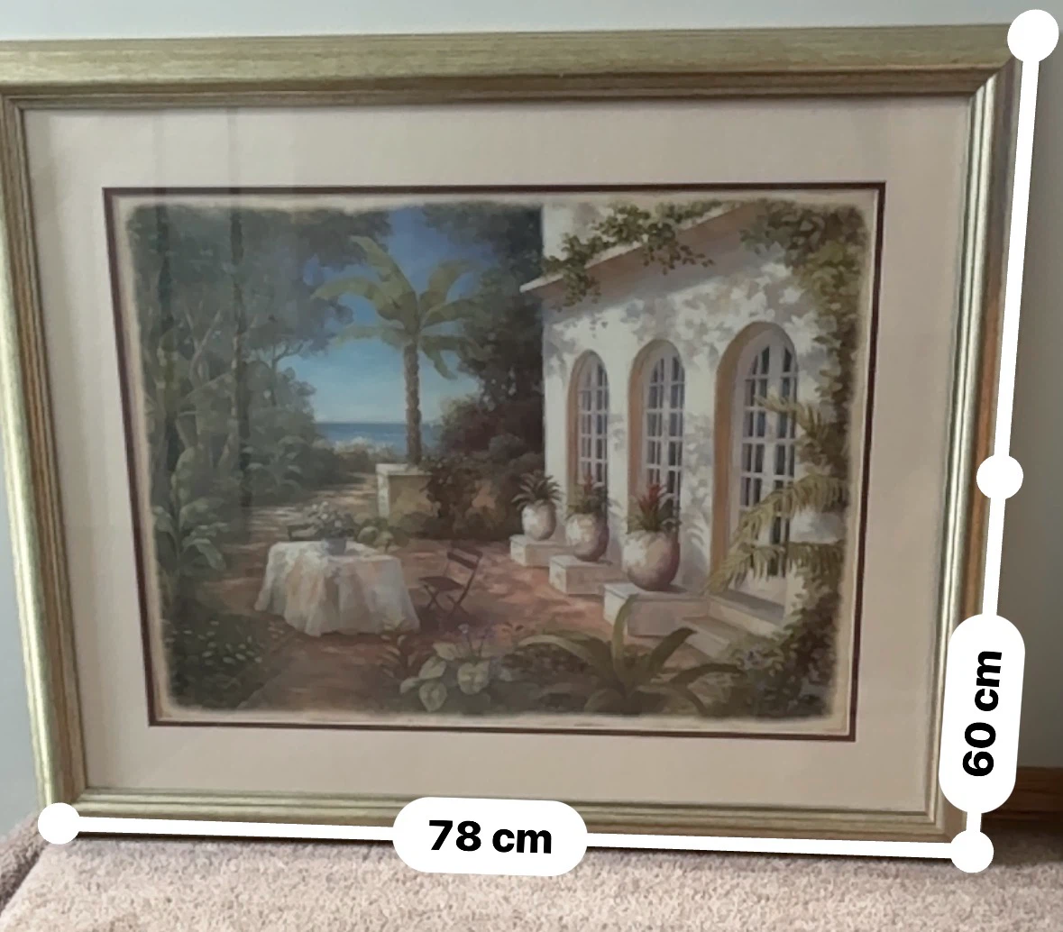 Large Glass Framed Vivian Flasch Art Print - photo 3