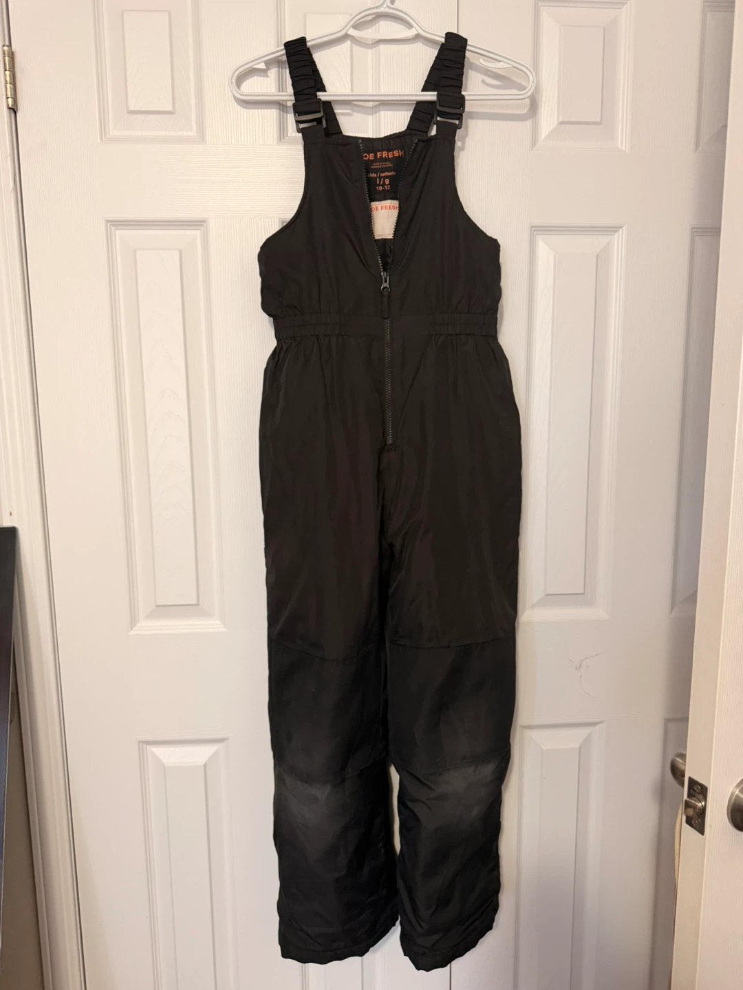 Size 10-12  Kids Black Snow Pants