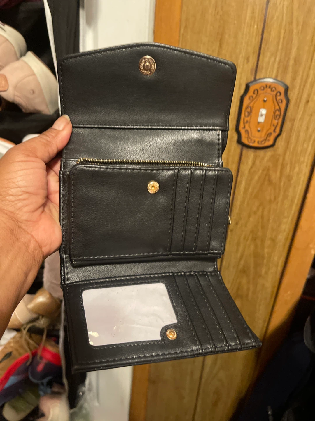 Steve Madden Black Trifold Wallet - photo 2