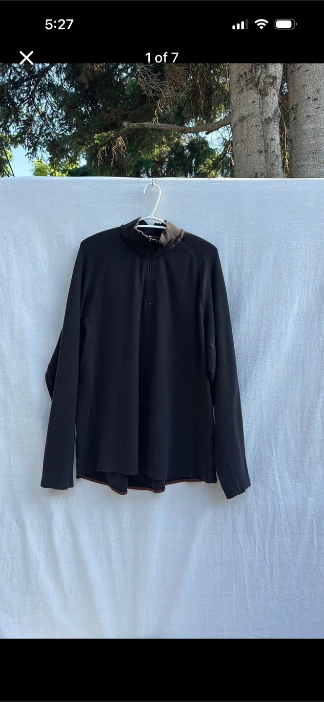 Eddie Bauer Ebtek Oversized Quarter Zip Sweater