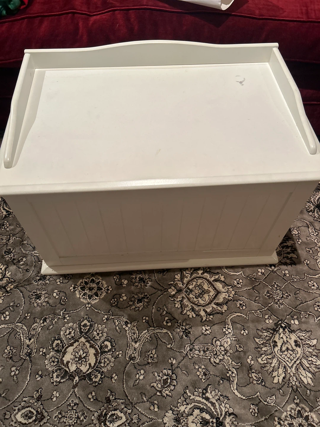 White Toy Chest