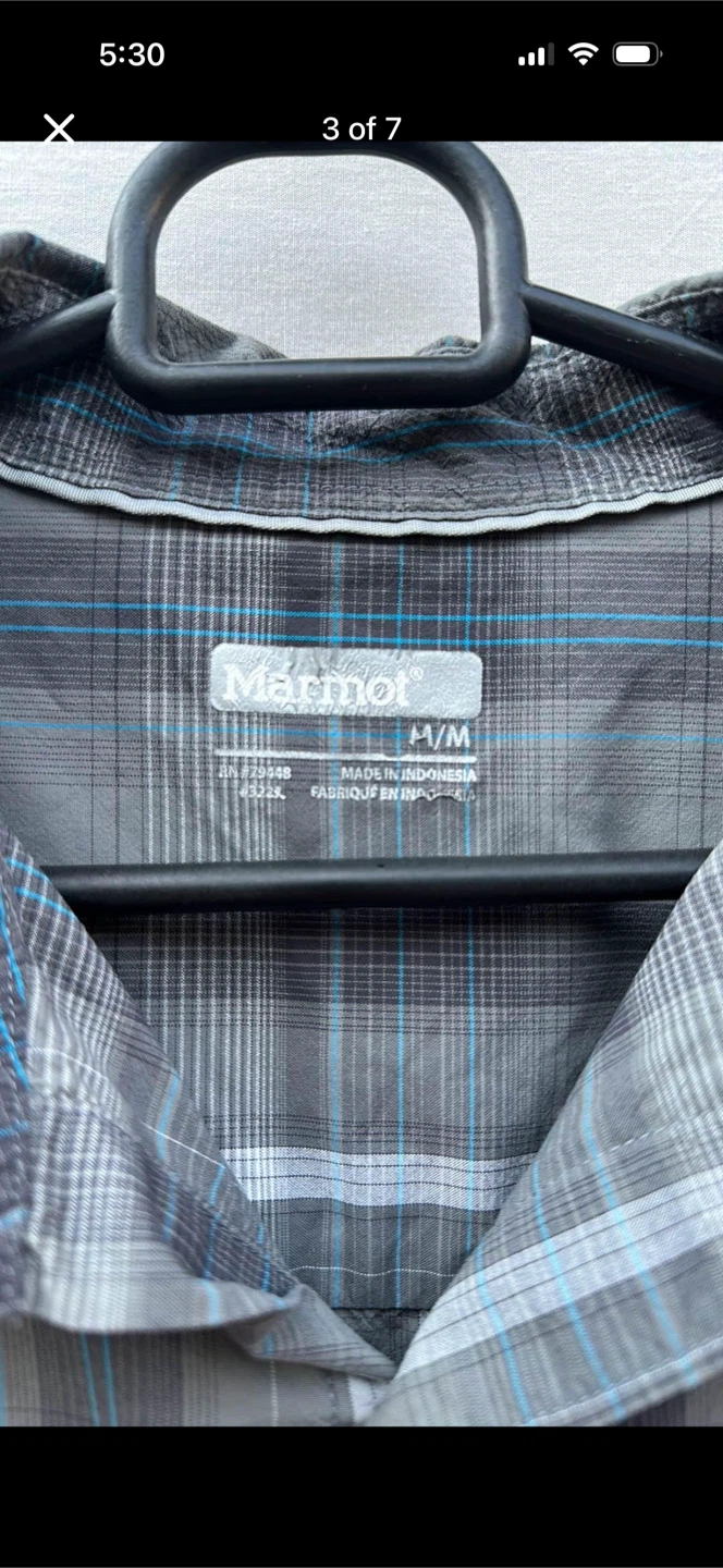 Marmot Plaid Button Down Shirt - photo 3