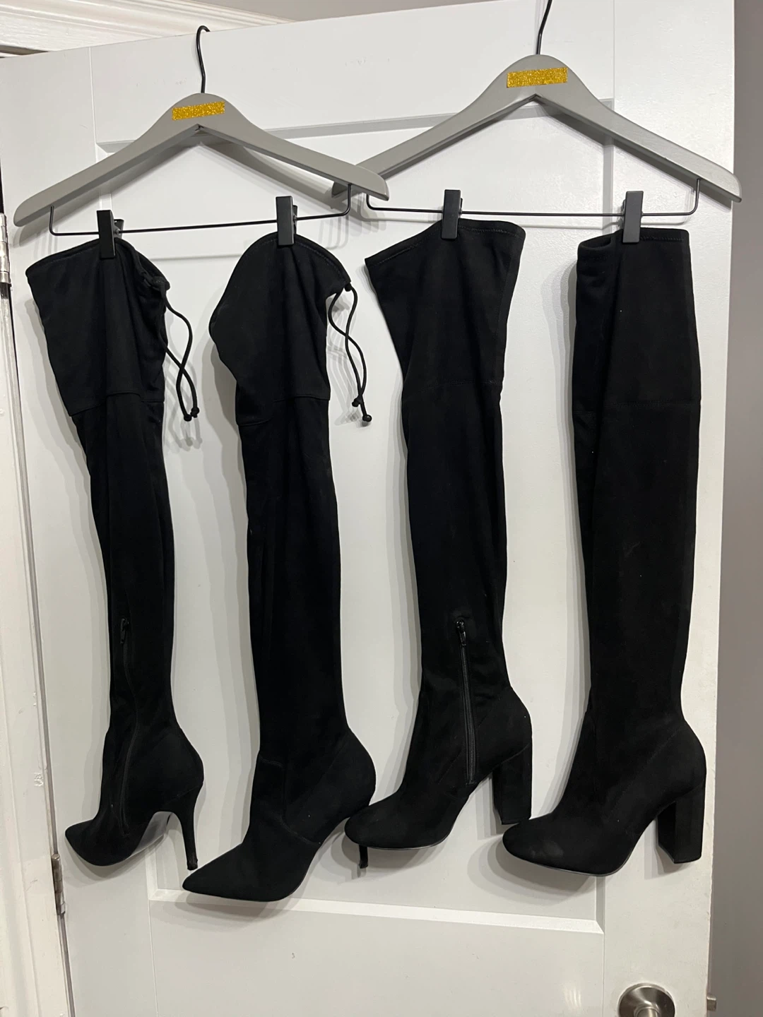 Three Pairs of Over-the-Knee Boots