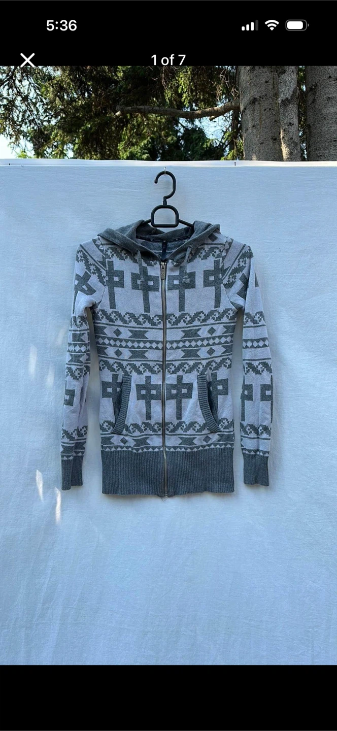 Red Dragon Zip Up Sweater