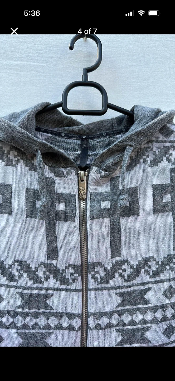Red Dragon Zip Up Sweater - photo 4