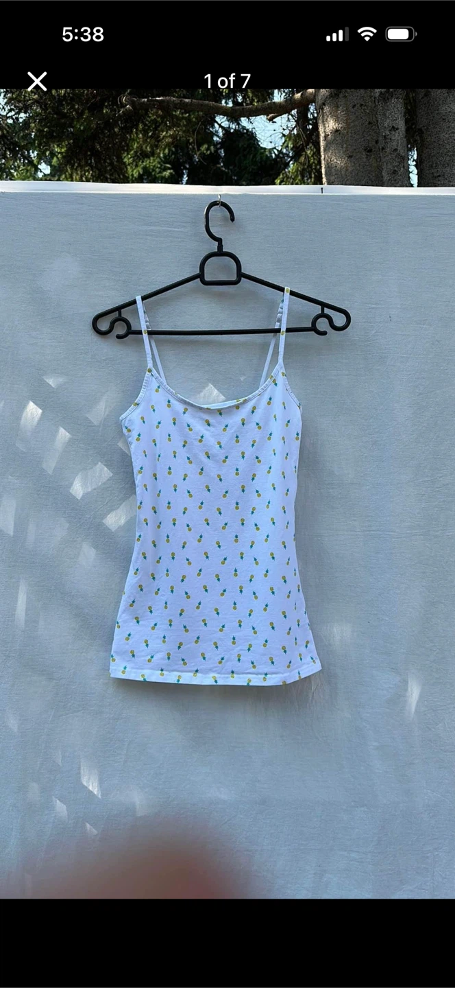 Twik Pineapple Print Camisole Top