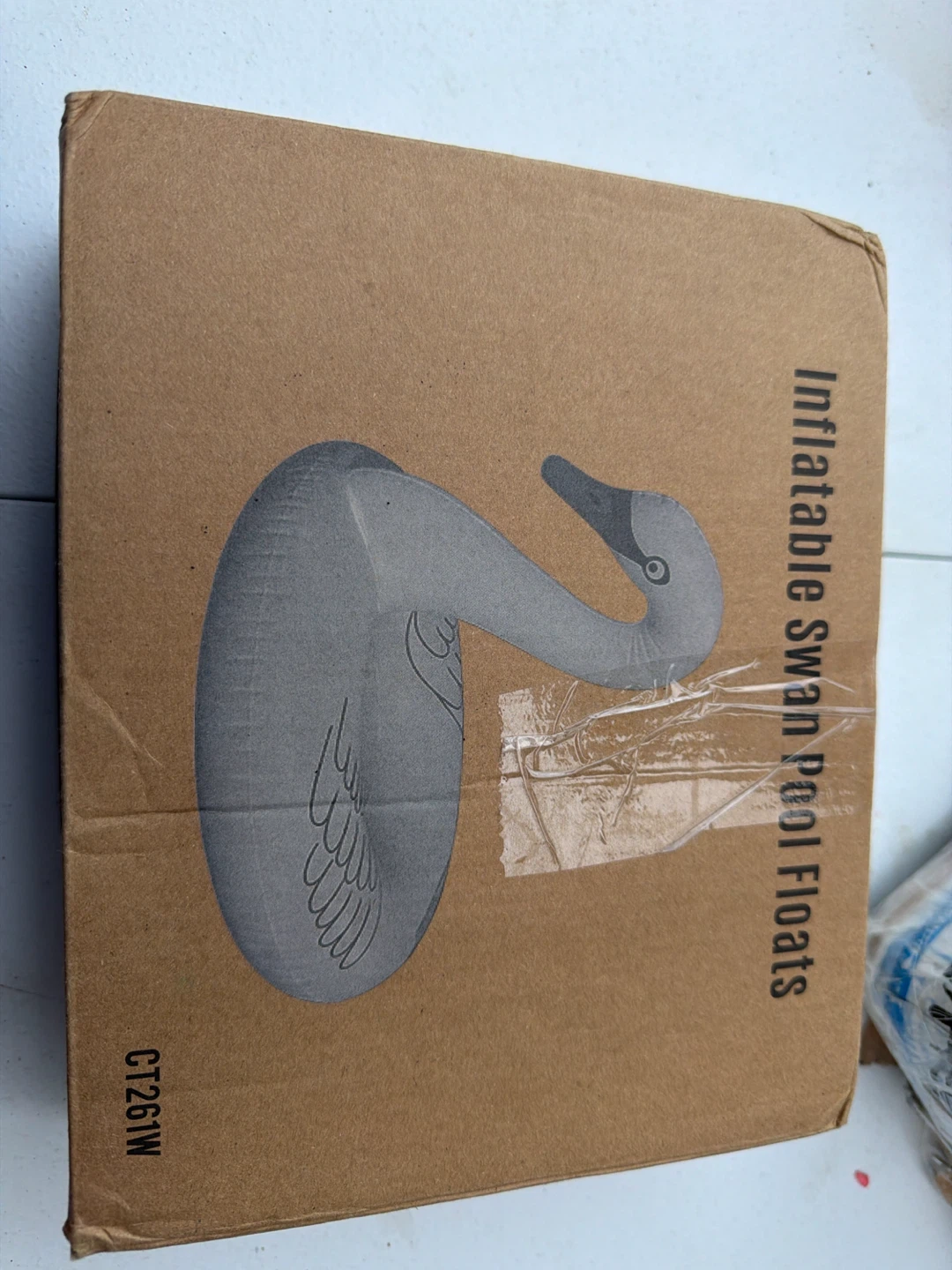 Inflatable Swan Pool Float