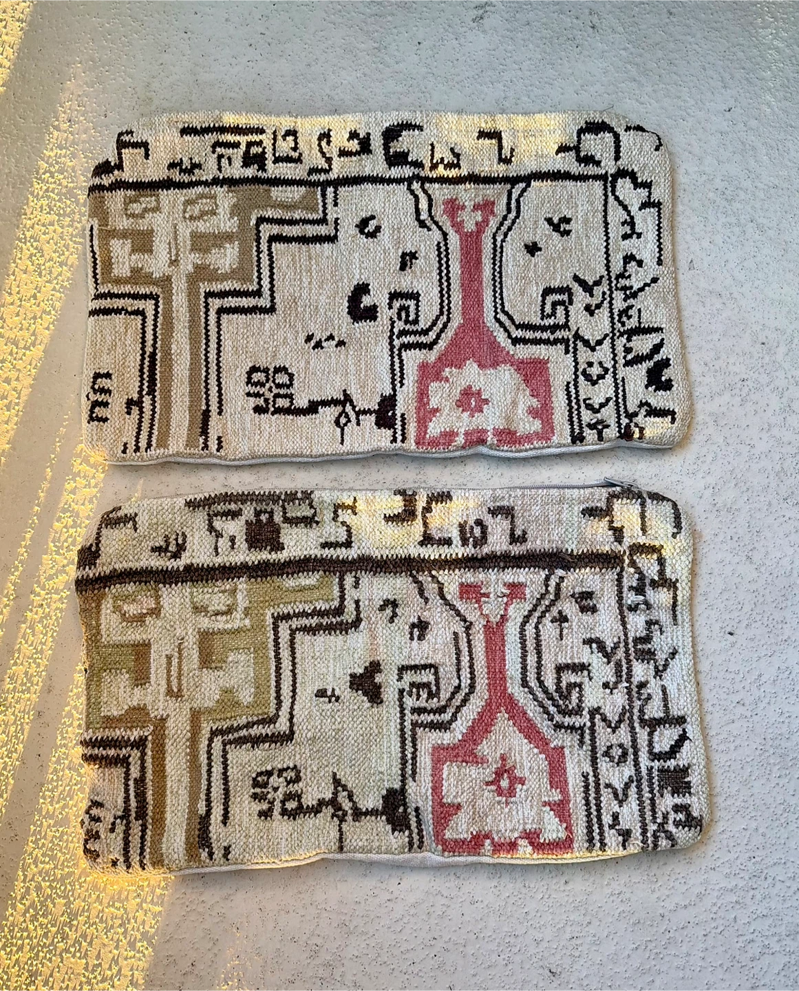 Two West Elm Turkish Kilim Cushion Covers - photo 3
