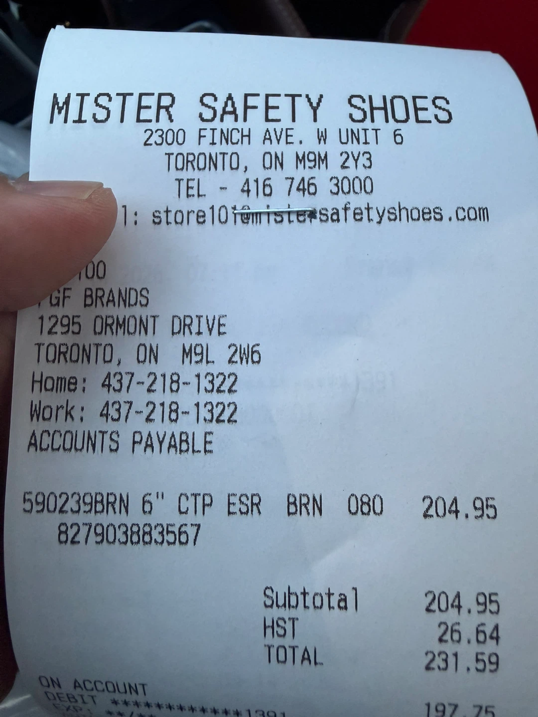 Mellow Walk Brown Safety Boots Size 8
