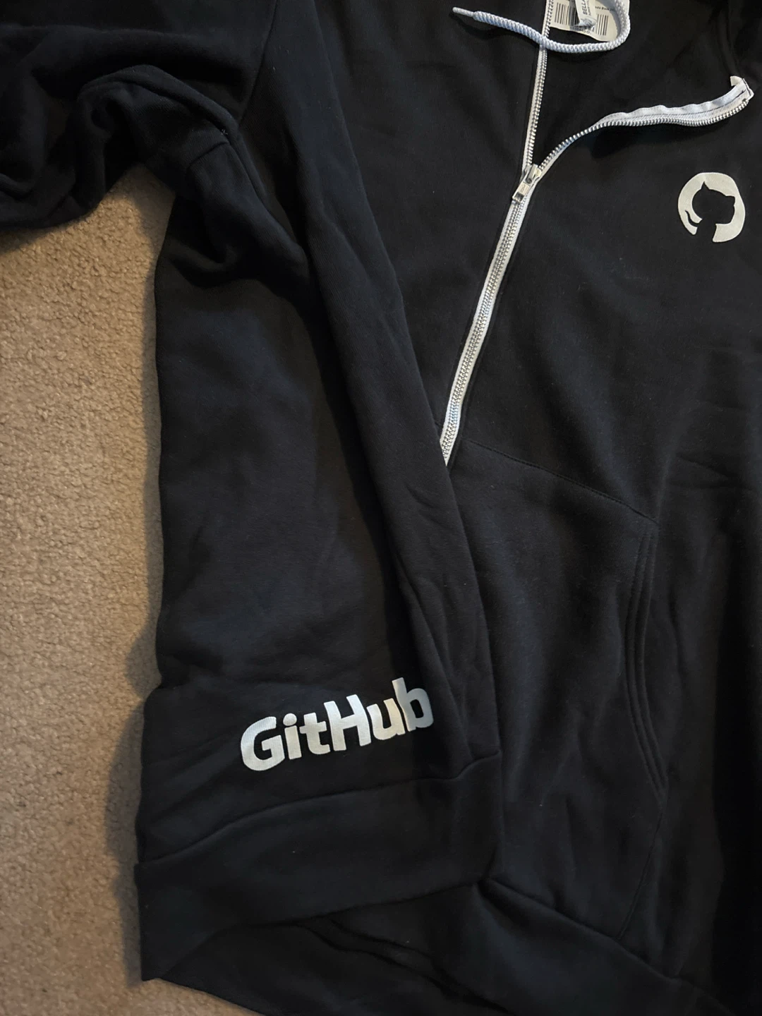 Hoodie Black 2XL - Github Men’s - photo 4