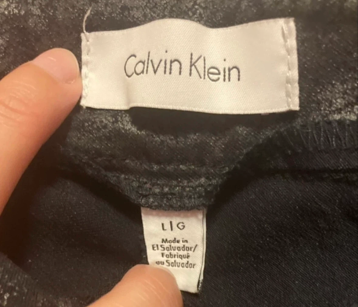 Calvin Klein Black Jeggings (Large) (Worn Once) - photo 2