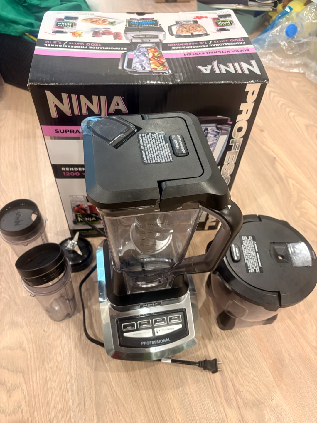 Ninja blender + personal blender + food processor