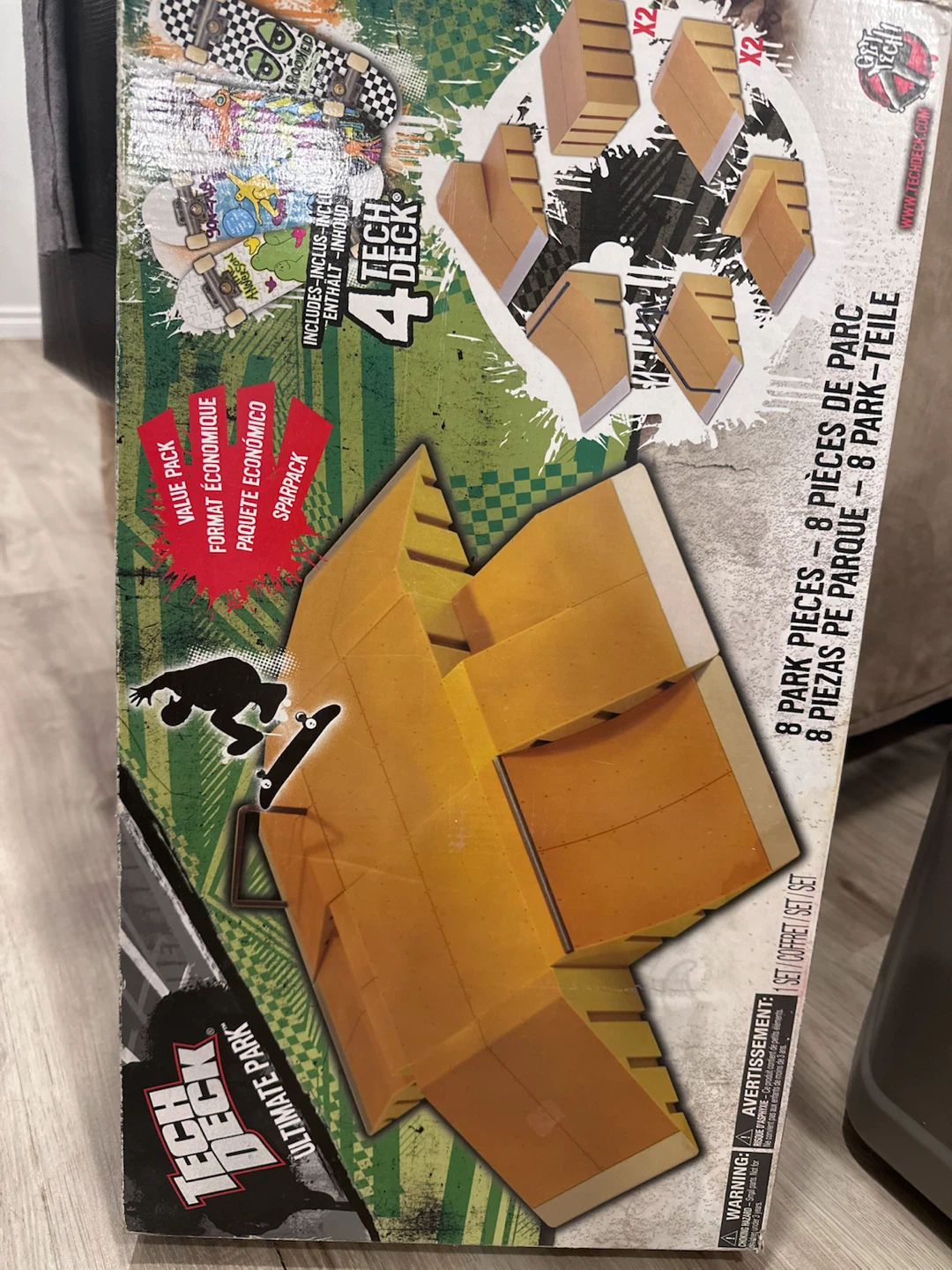Tech deck skate park