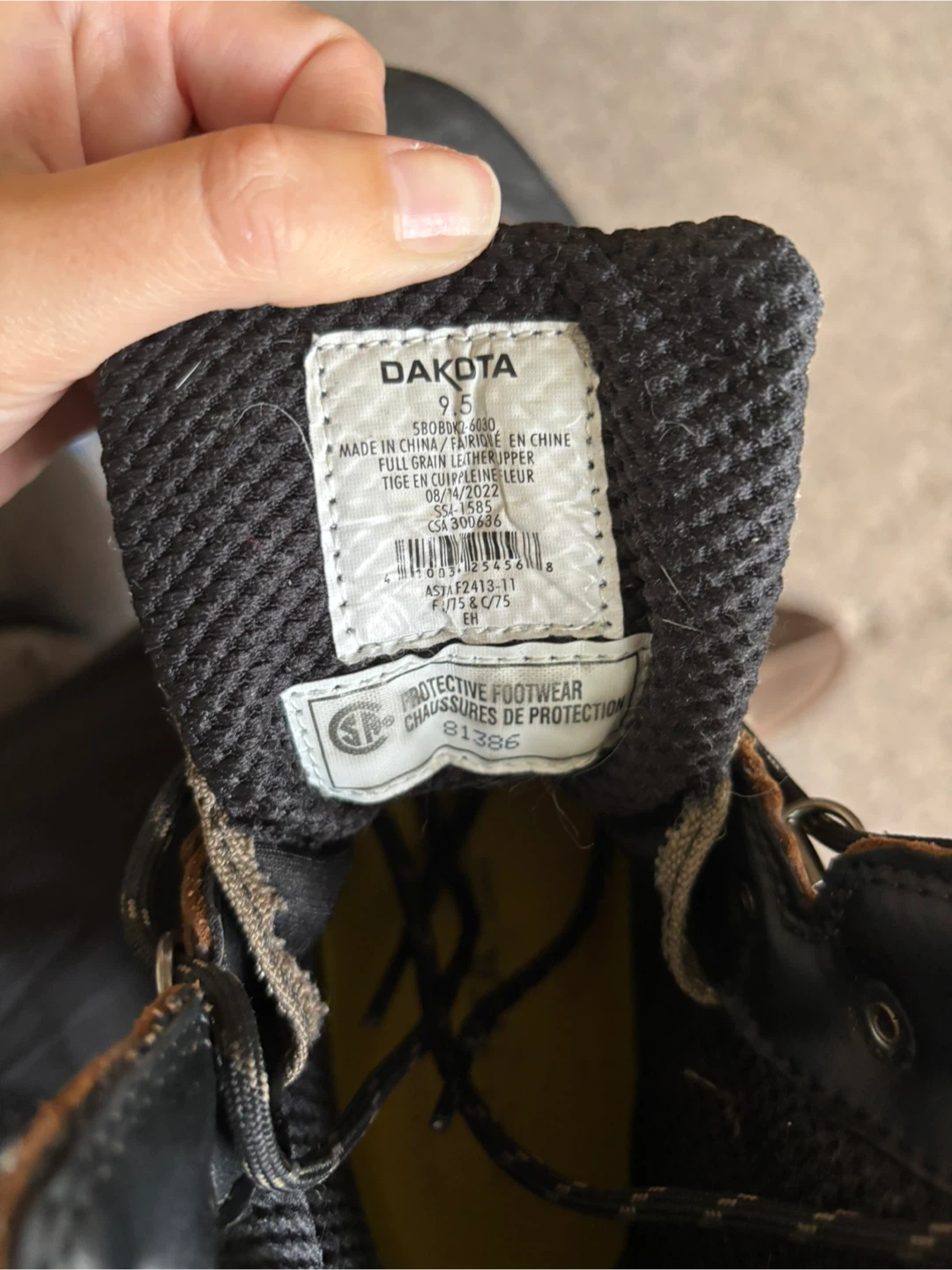 Dakota Work Boots - Size 9.5 - photo 5