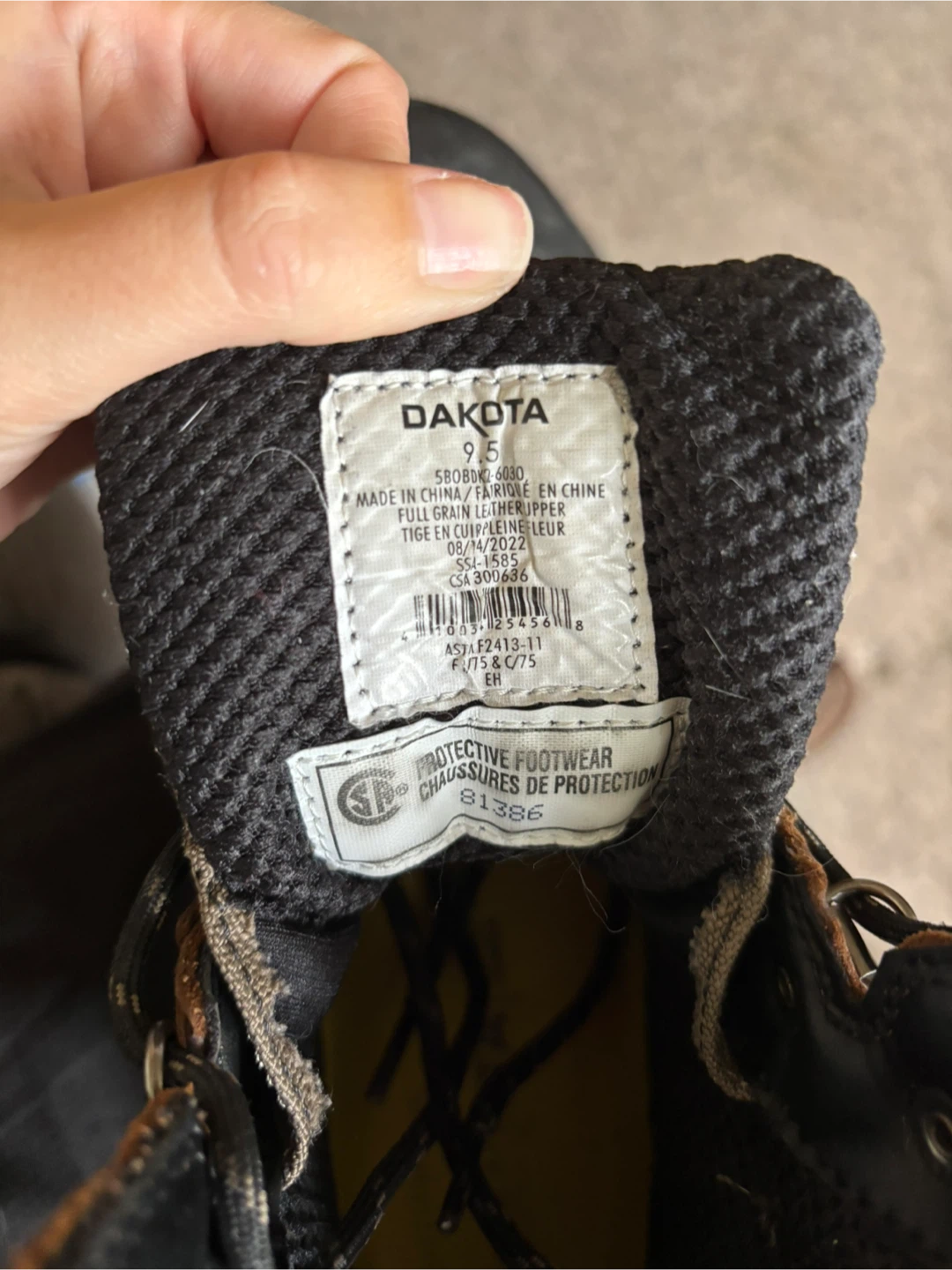 Dakota Work Boots - Size 9.5 - photo 4