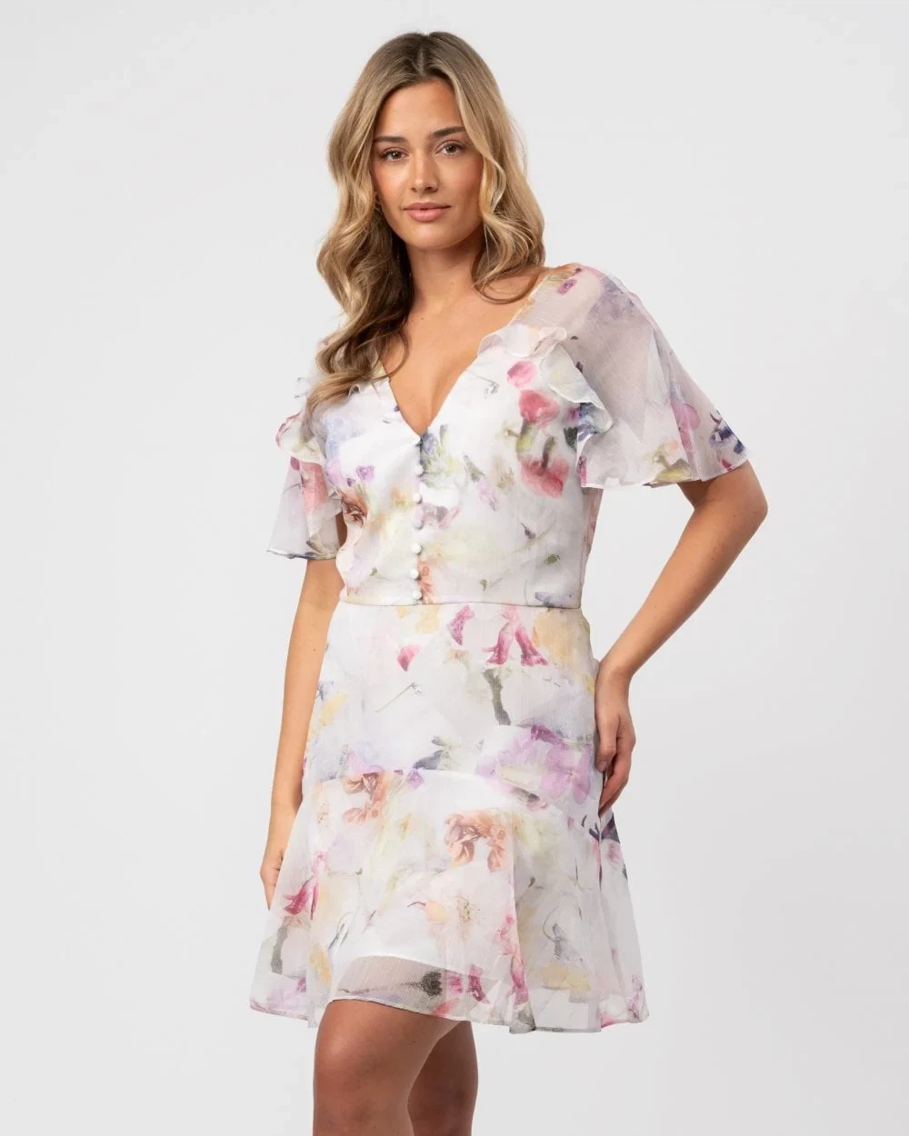 Ted Baker London Floral Mini Dress