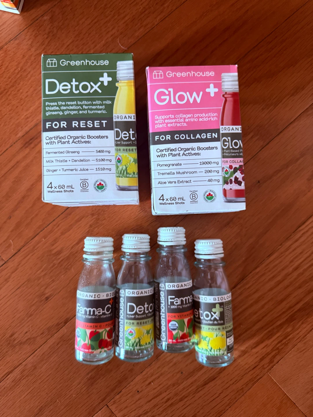 Wellness Shots bottles