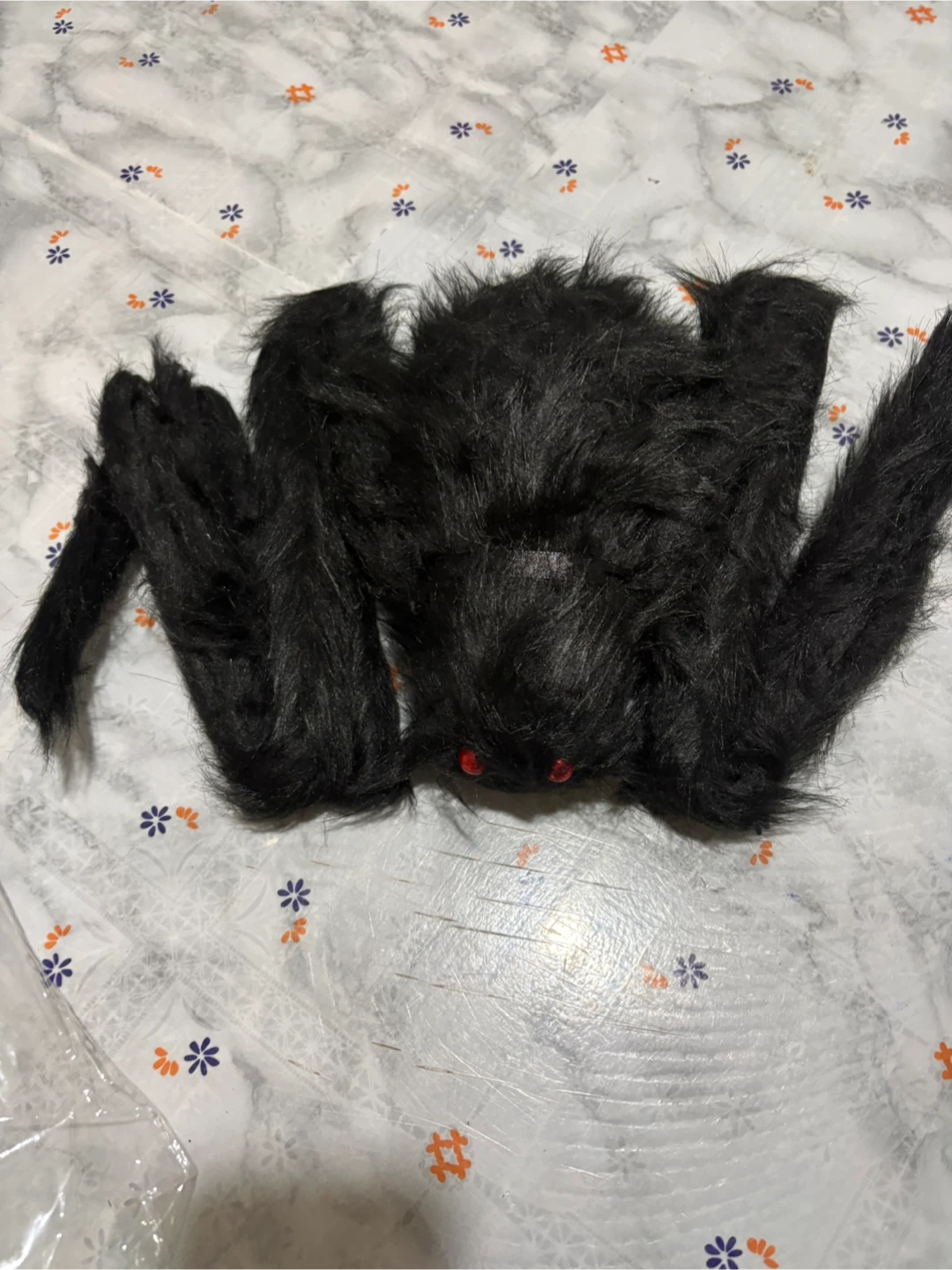 Giant 57” Black Halloween Spider Decoration - photo 3