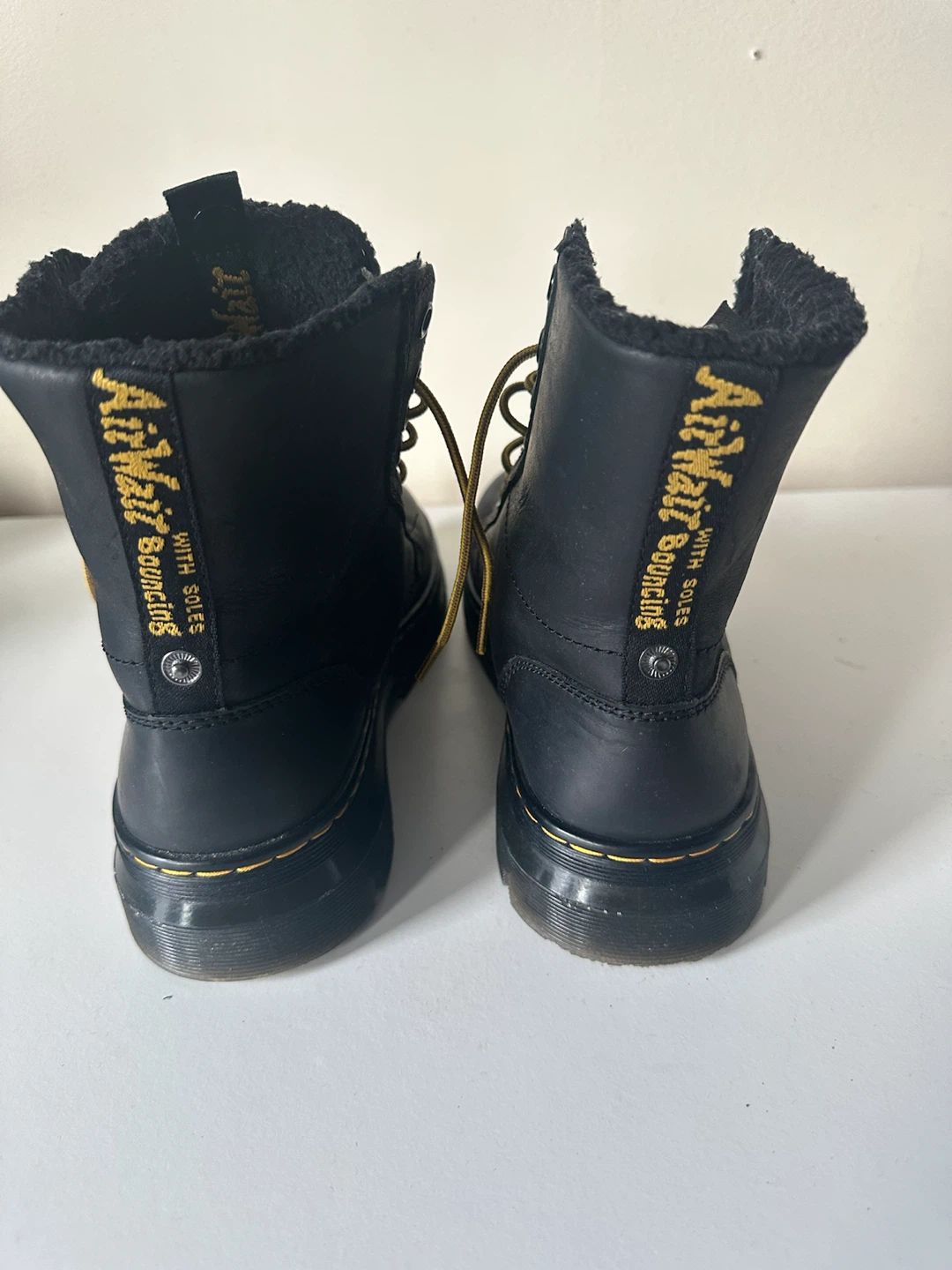 Dr. Martens Black Faux Fur Lined Boots - photo 3