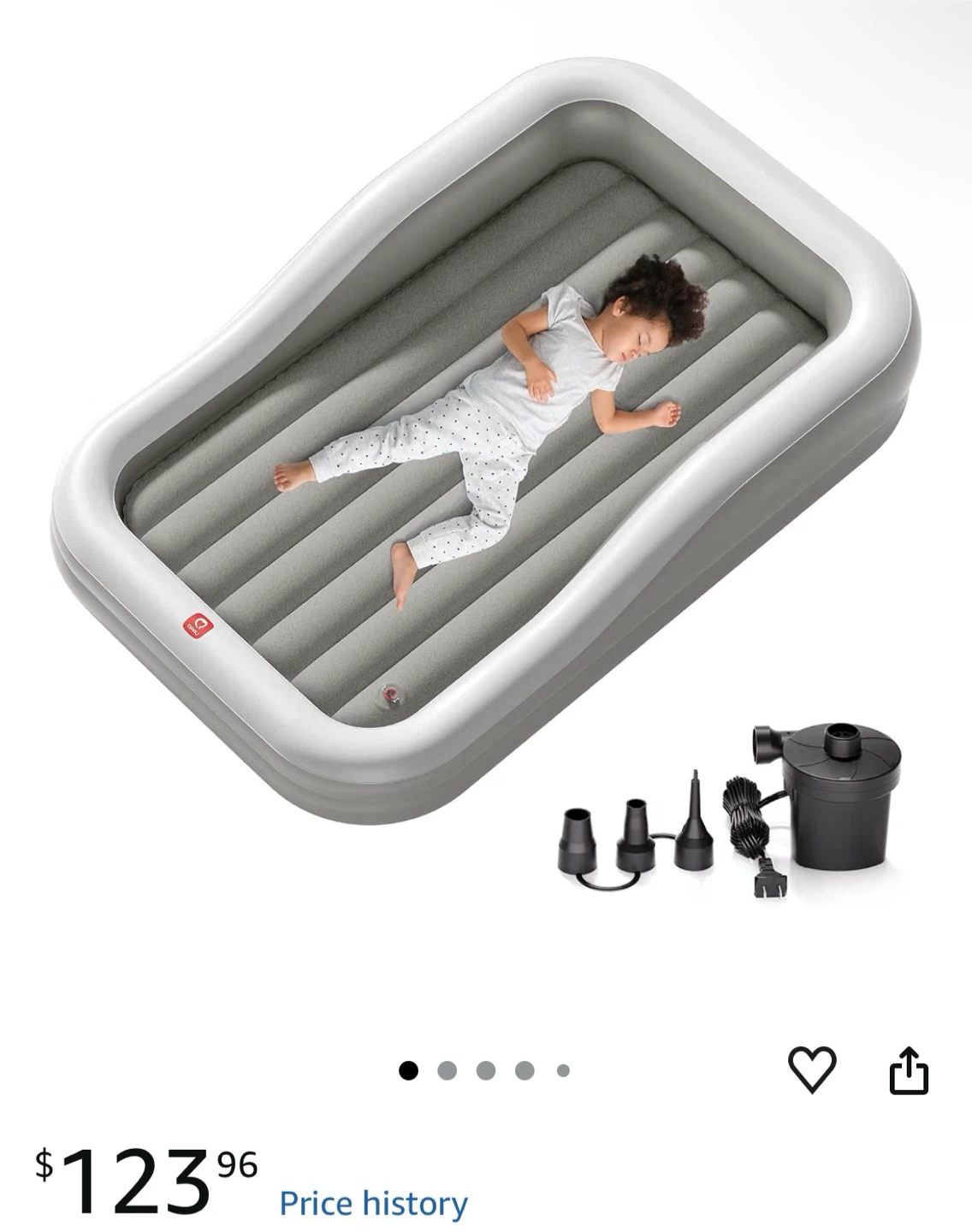 Inflatable Toddler Travel Bed