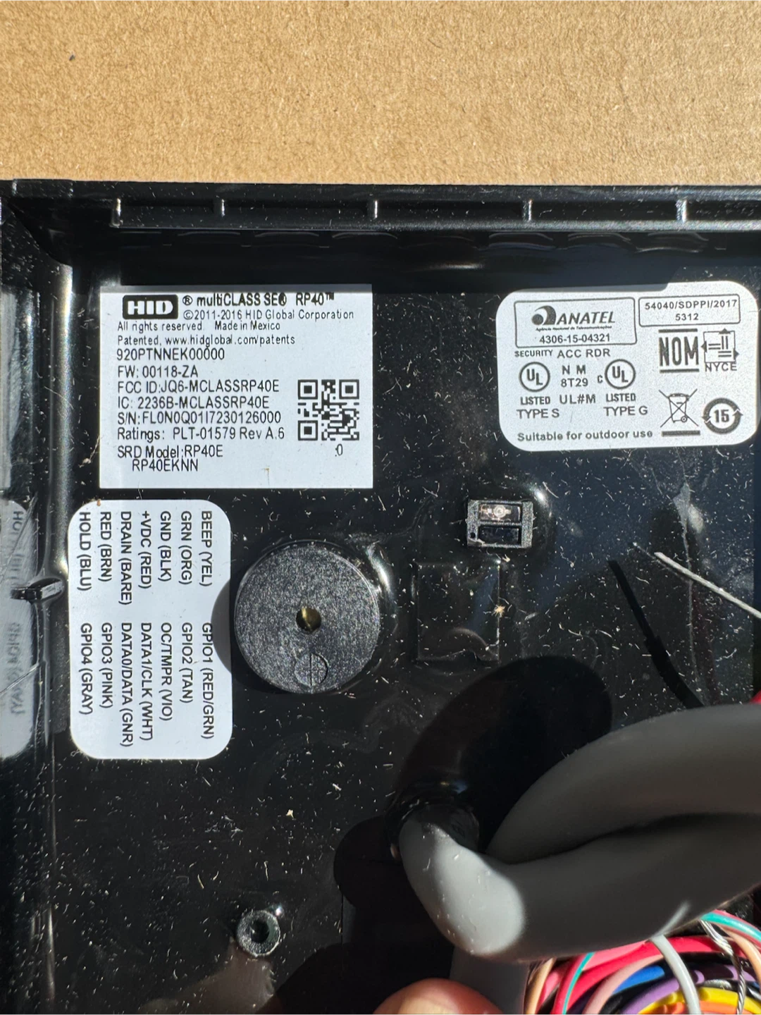 HID multiCLASS SE RP40 Security Reader - photo 4