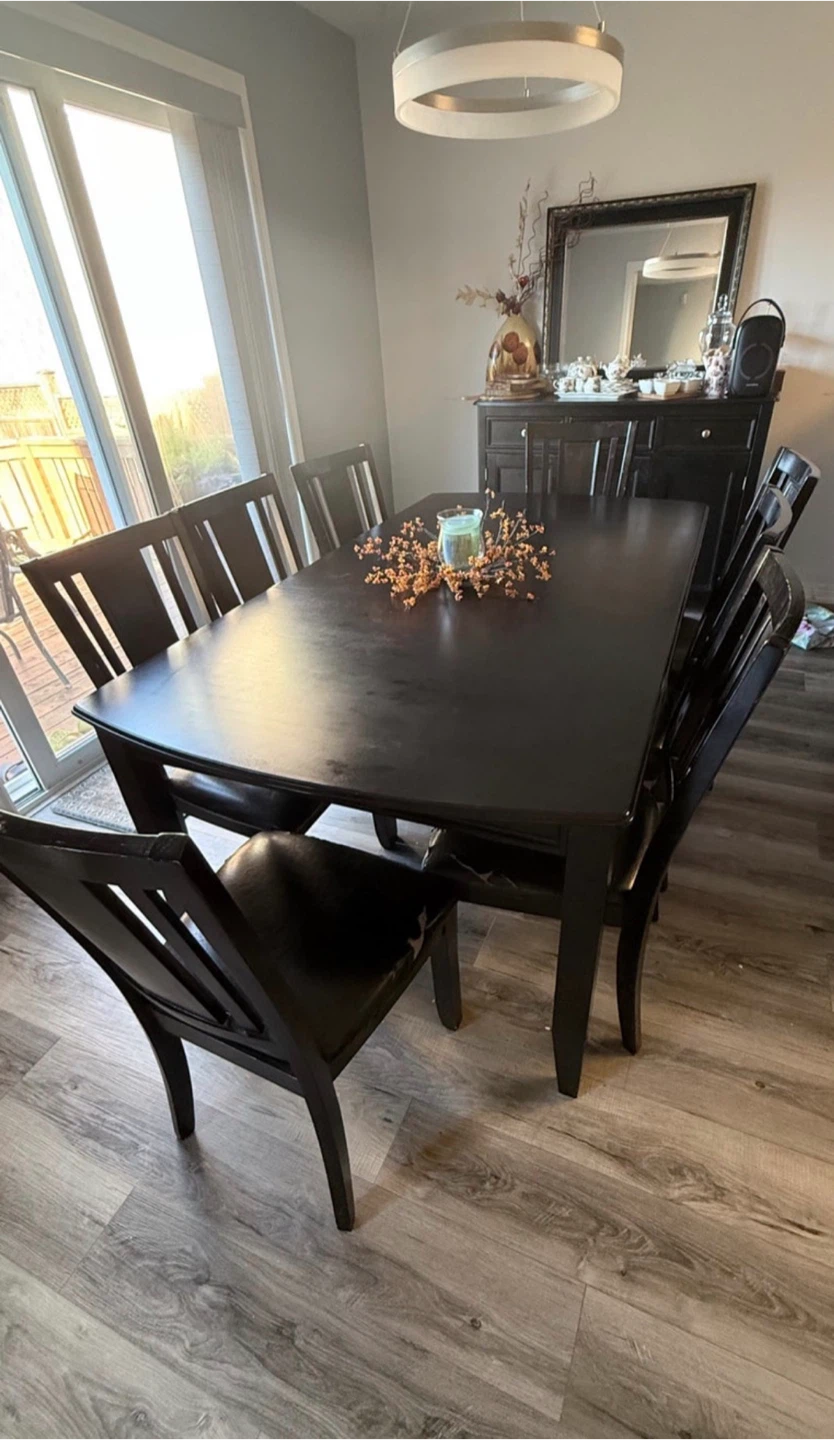 Dining Room Table and Sideboard Cabinet - photo 2