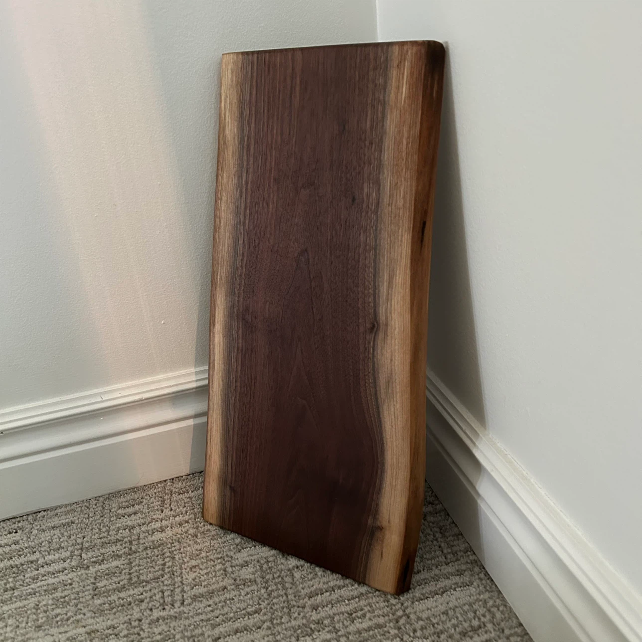 Live Edge Solid Walnut Wood Cutting Board - photo 3
