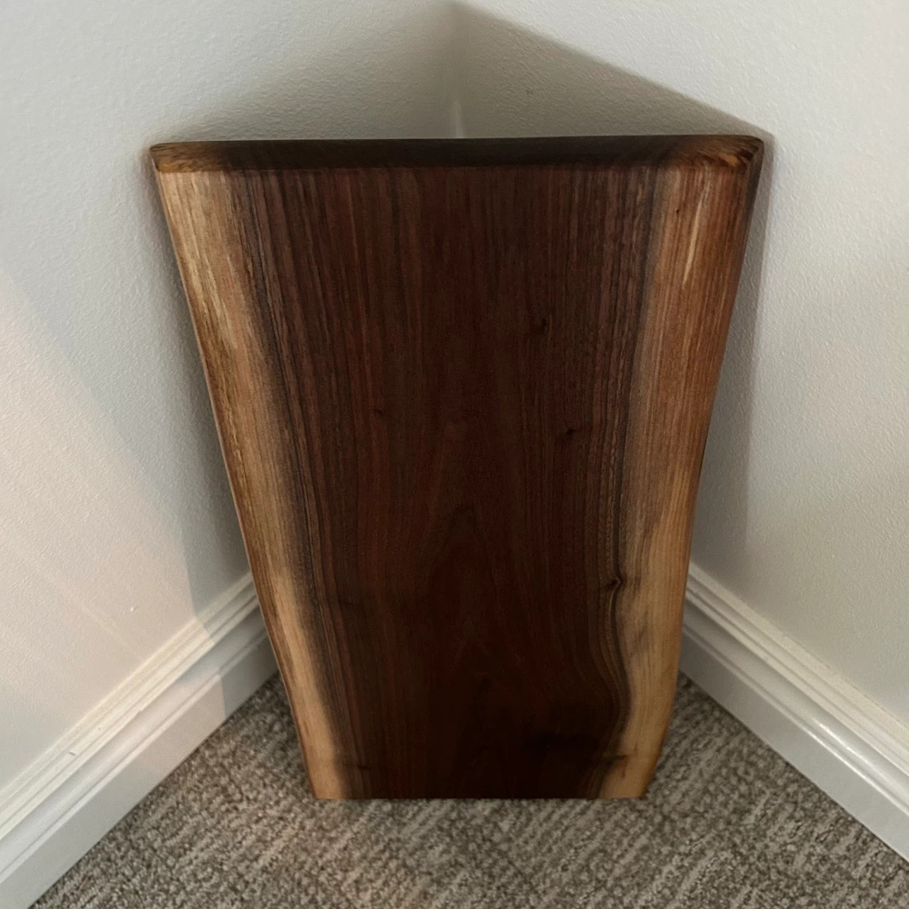Live Edge Solid Walnut Wood Cutting Board - photo 4