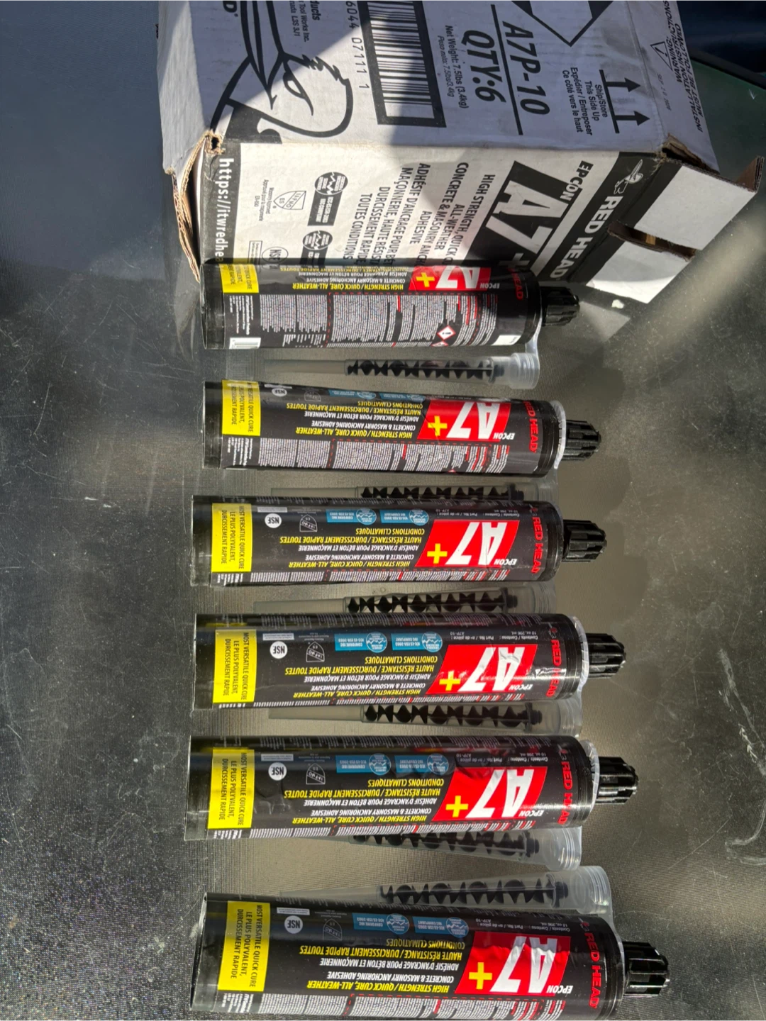 Red Head Epcon A7+ Anchoring Adhesive - 6 Pack - photo 4