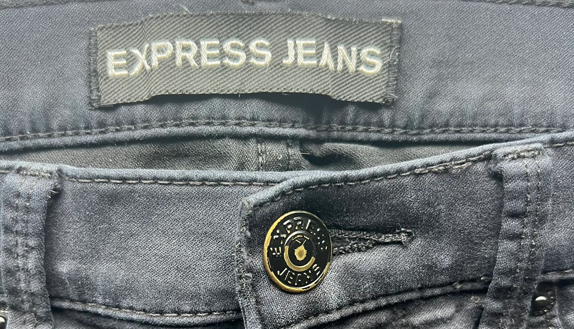 Express Extreme Stretch Low Rise Legging Jeans Black - photo 3