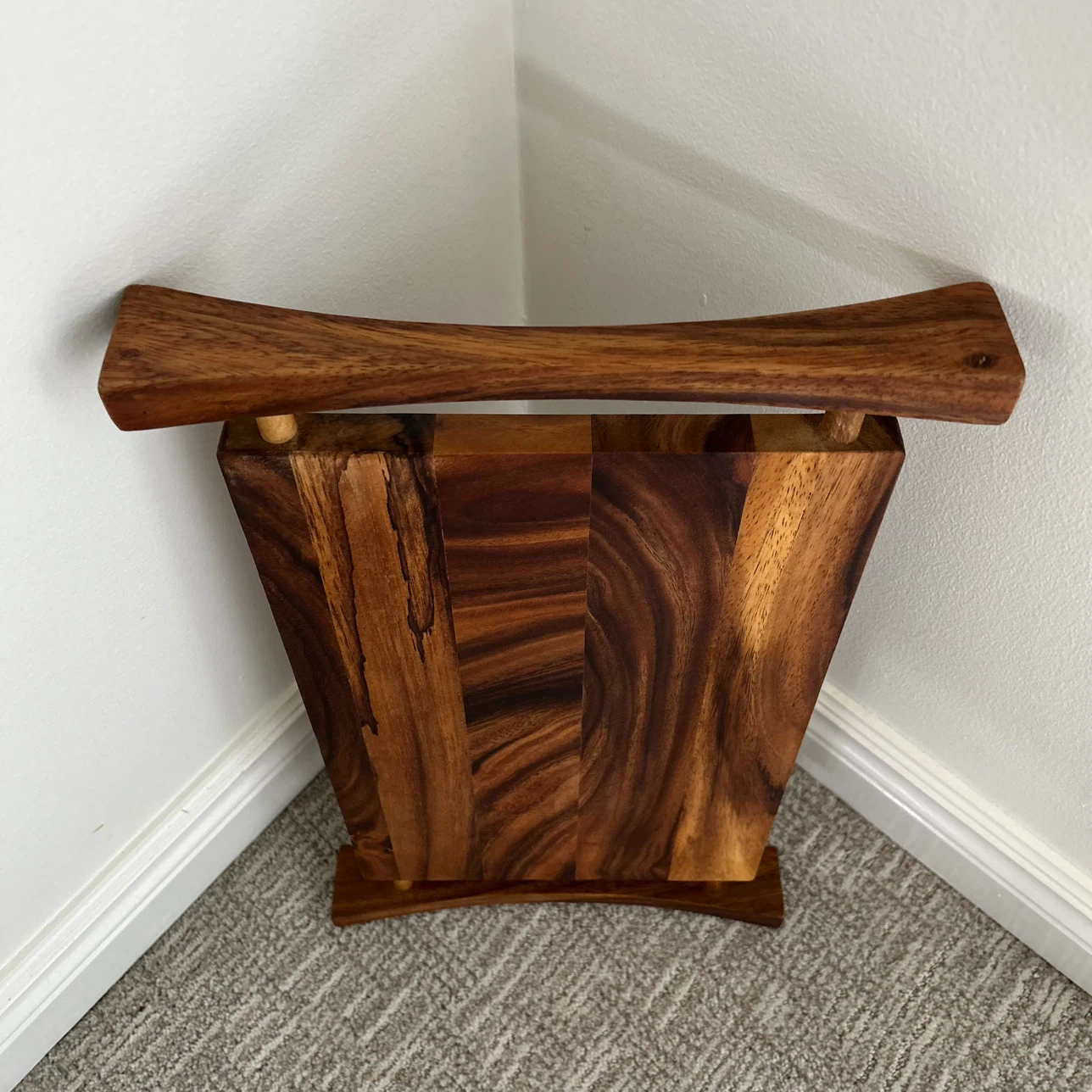 Solid Wood Cutting Board With Handles - photo 4
