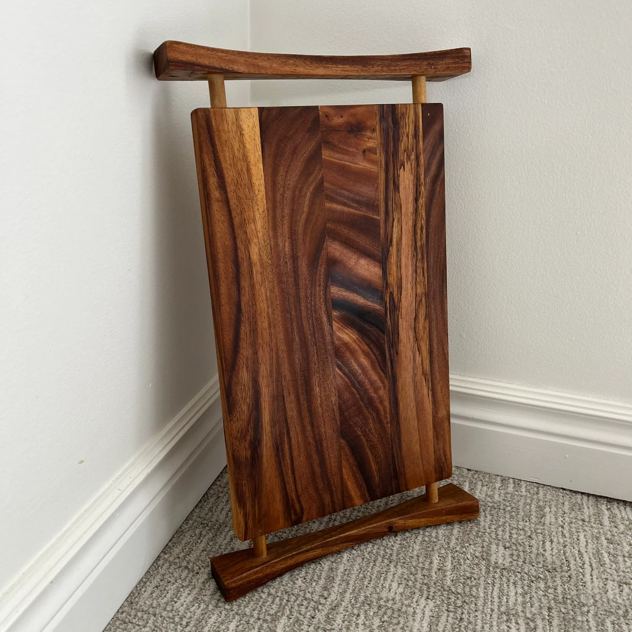 Solid Wood Cutting Board With Handles - photo 5