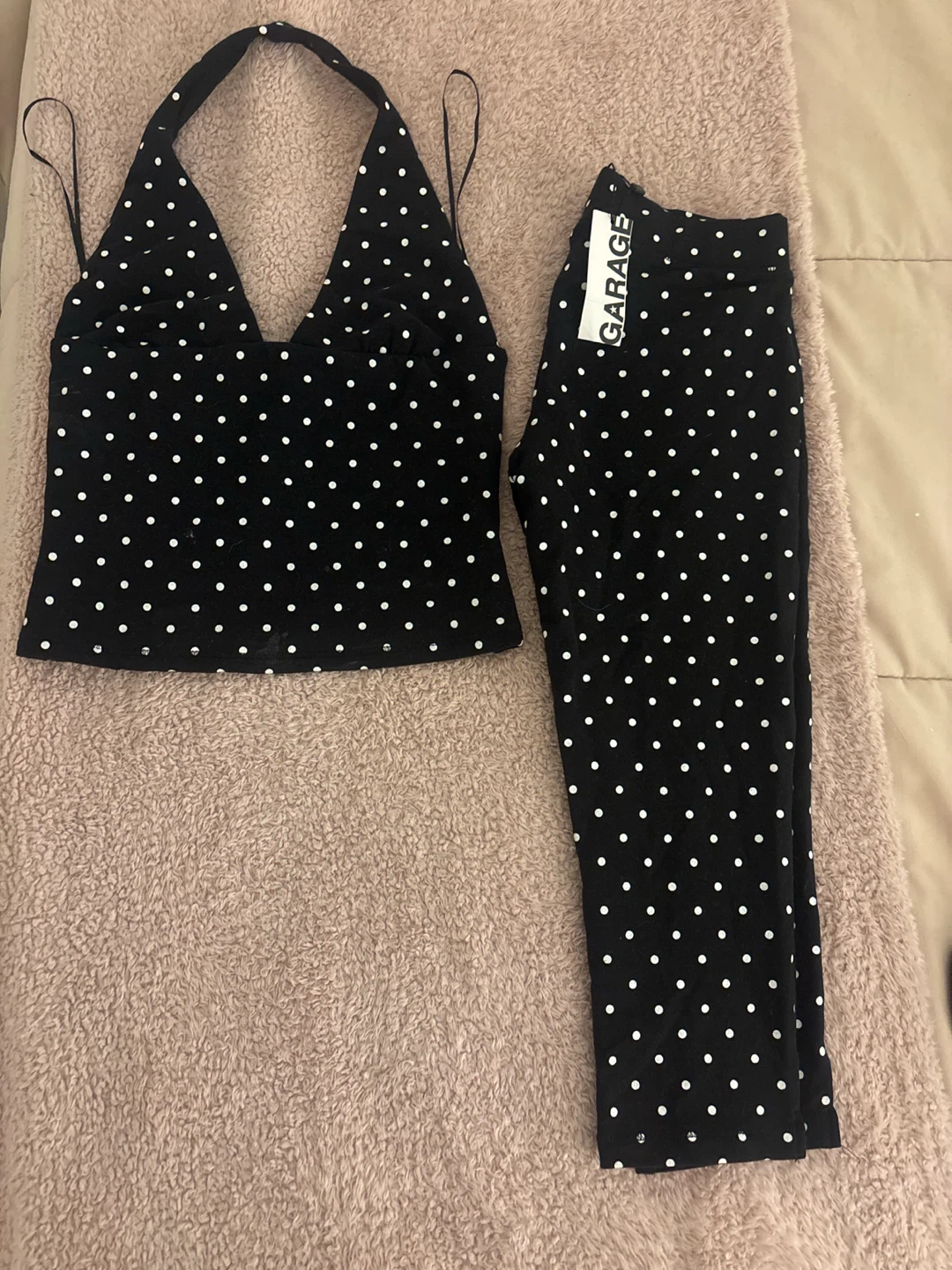 Garage Polka Dot Matching capri Set