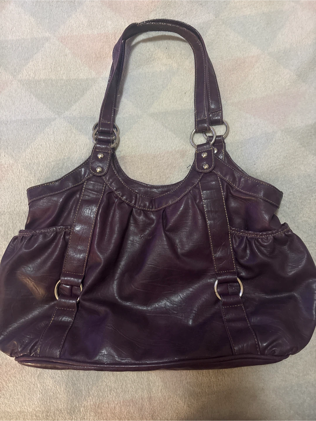 Vintage Brighton Purple Shoulder Bag