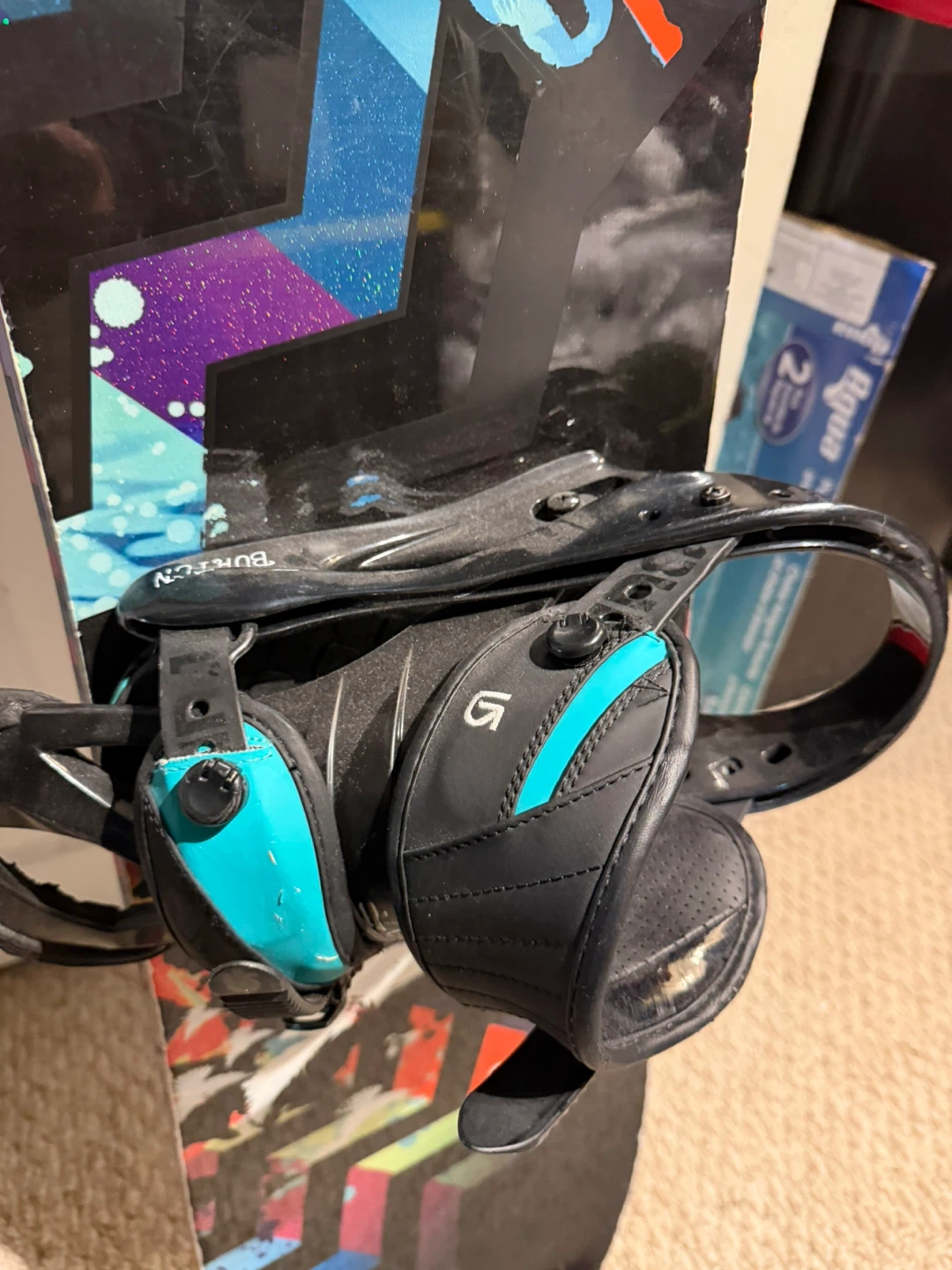 Burton Snowboard with Stiletto Bindings 150 cm - photo 4