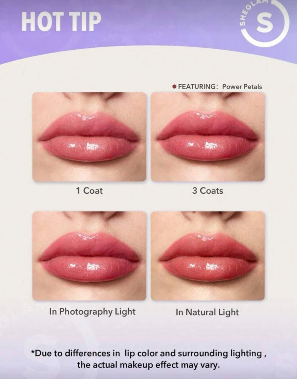 SHEGLAM Power Bouquet Lip Gloss – Sunny Sands / Freesia - photo 5