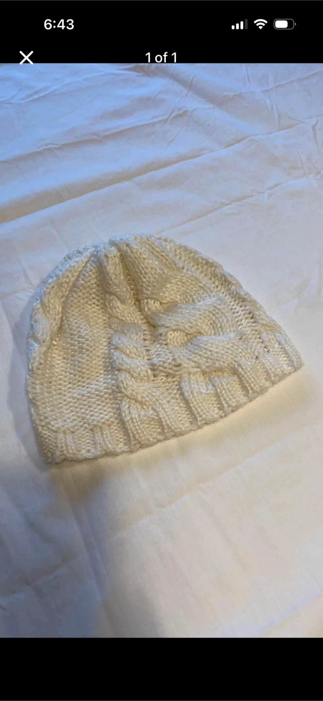 Ardene Ivory Knit Hat
