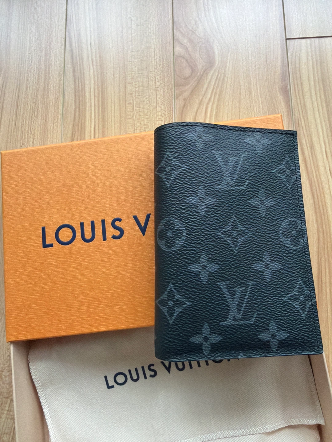 Louis Vuitton Monogram Eclipse Passport Cover