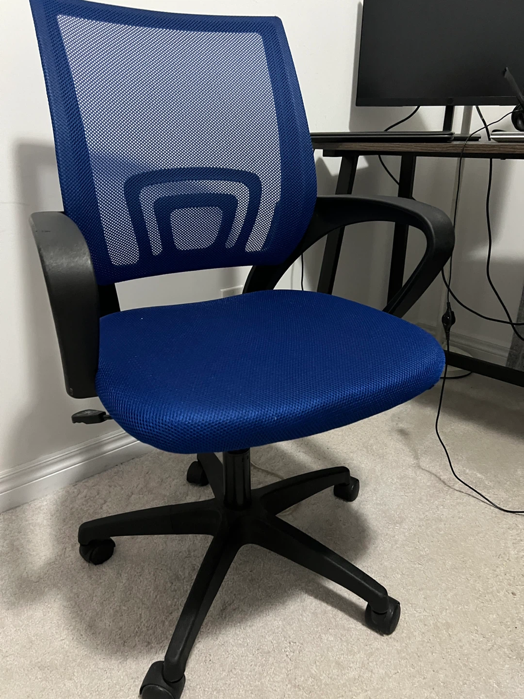 Blue Mesh Office Chair