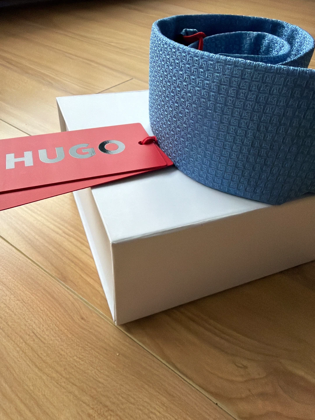Hugo Boss Medium Blue Necktie