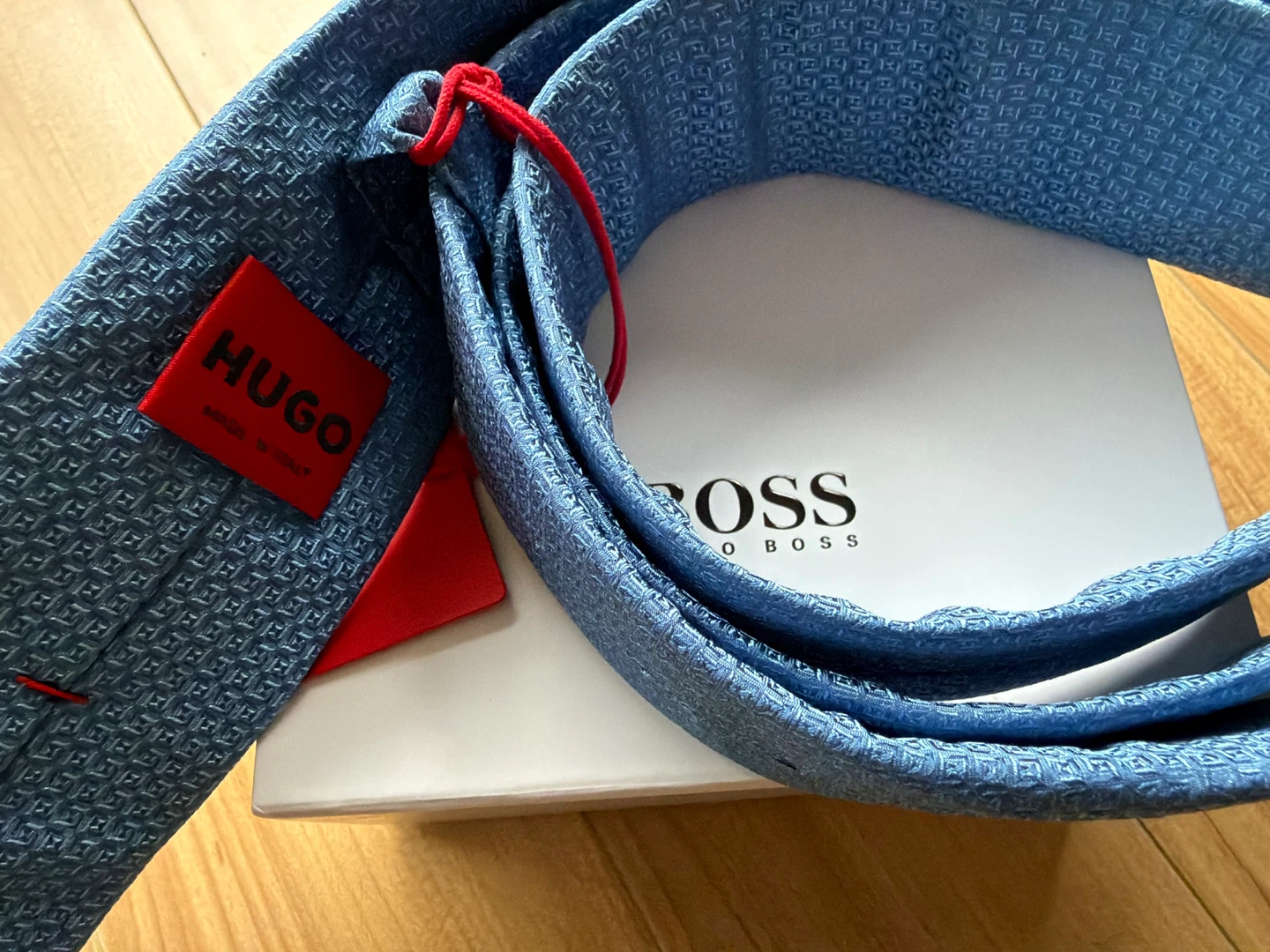 Hugo Boss Medium Blue Necktie - photo 3