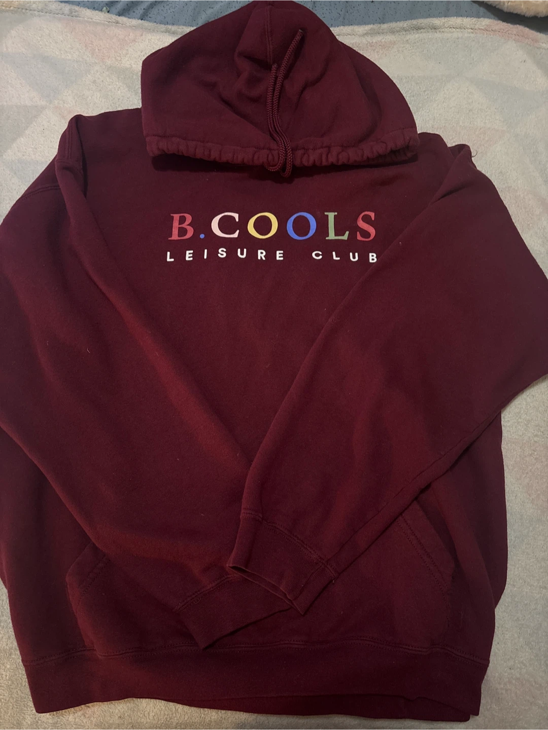 B.Cools Leisure Club Maroon Hoodie