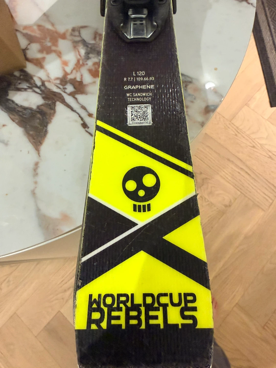 Head Worldcup Rebels Junior Race Skis 120cm - photo 3