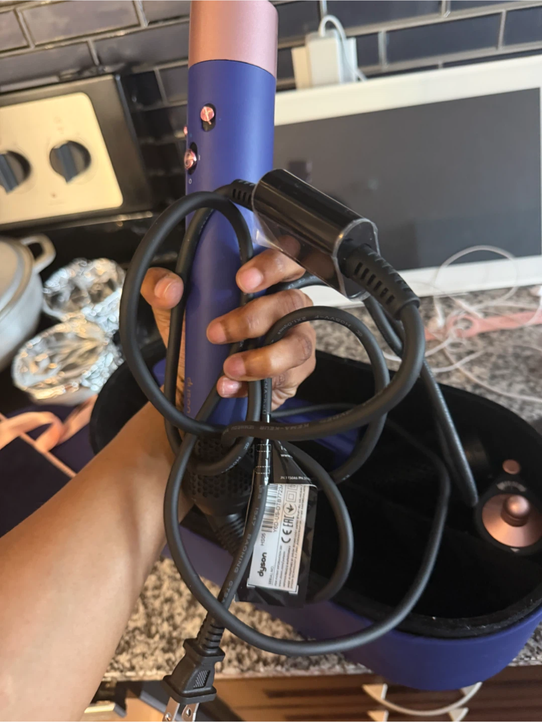 Dyson Airwrap Multi-Styler Blue and Copper - photo 2