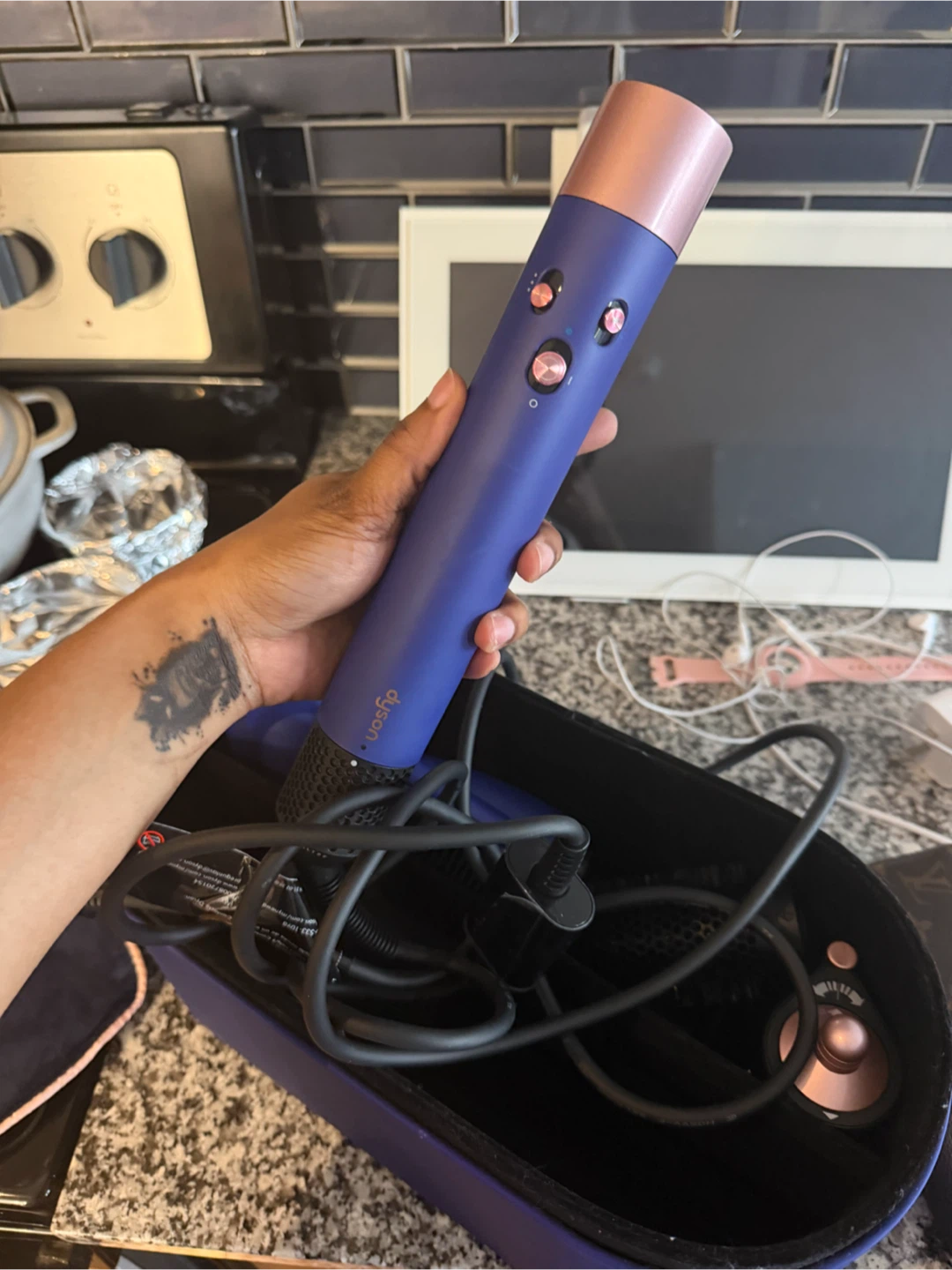 Dyson Airwrap Multi-Styler Blue and Copper - photo 3