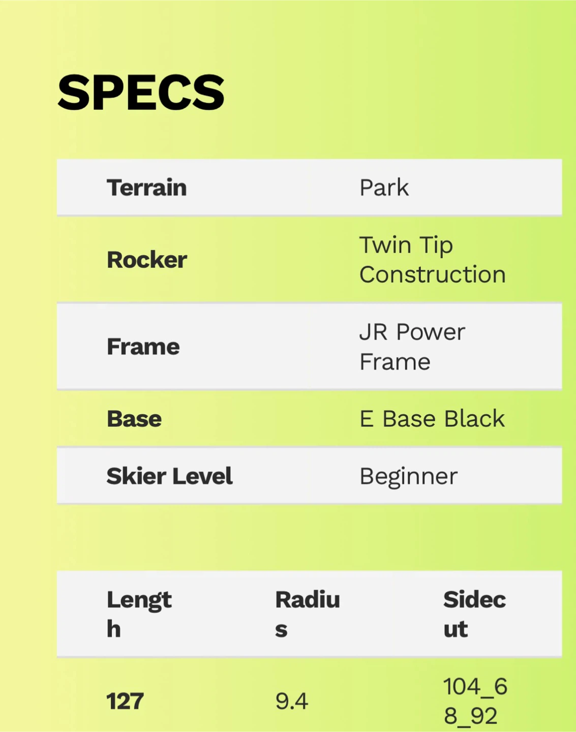 HEAD Junior Twin-Tip Skis – 127 cm – Bindings Included - photo 2