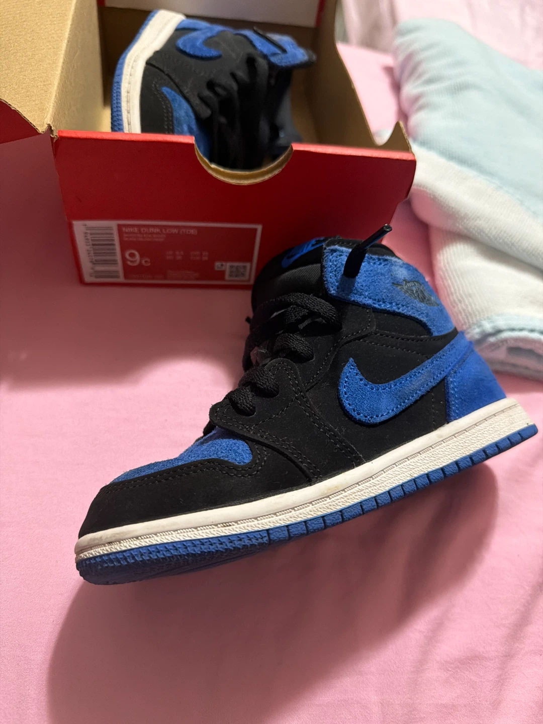 Jordan 1 Retro High OG Toddler Shoes Size 9C - photo 2