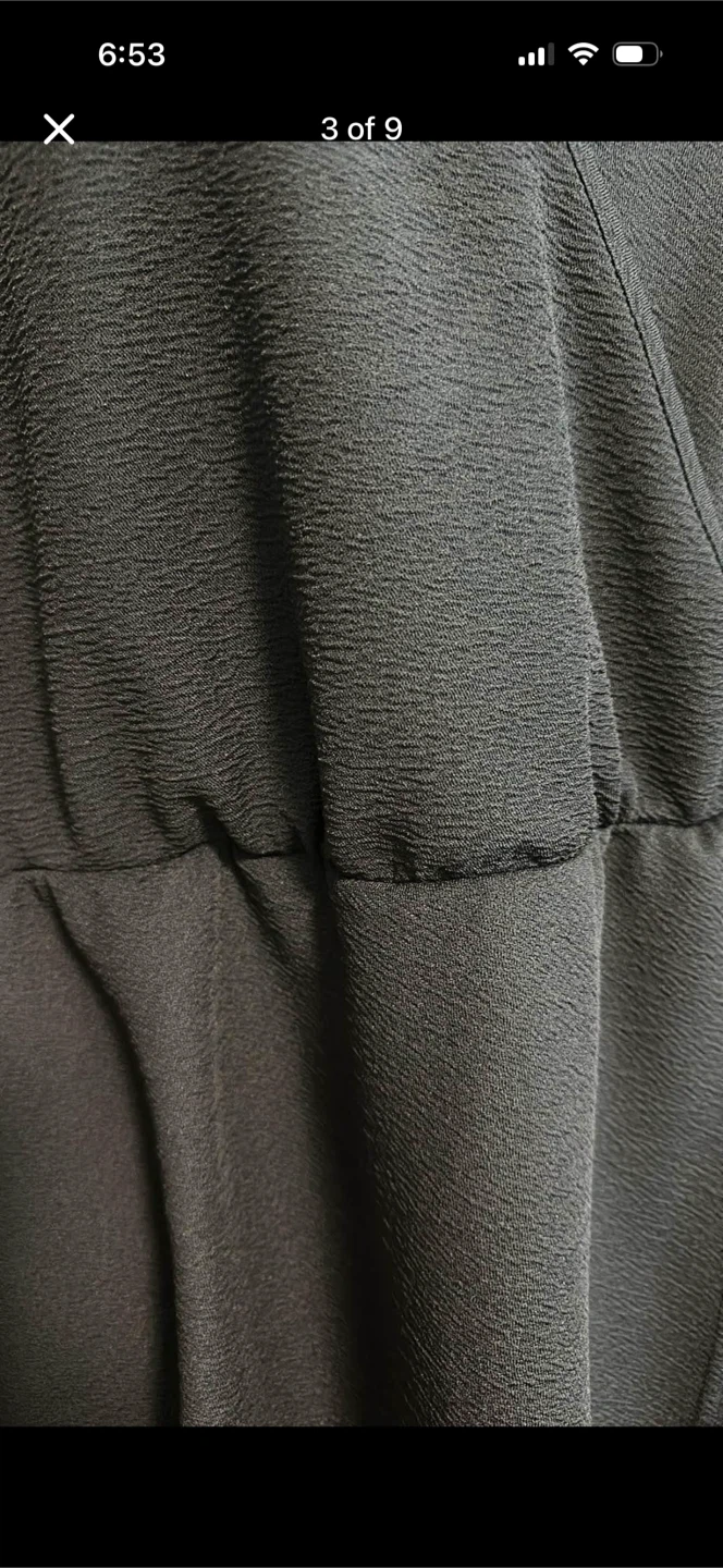 SHEIN Wrap Front Dressy Long-sleeve Shirt - photo 3