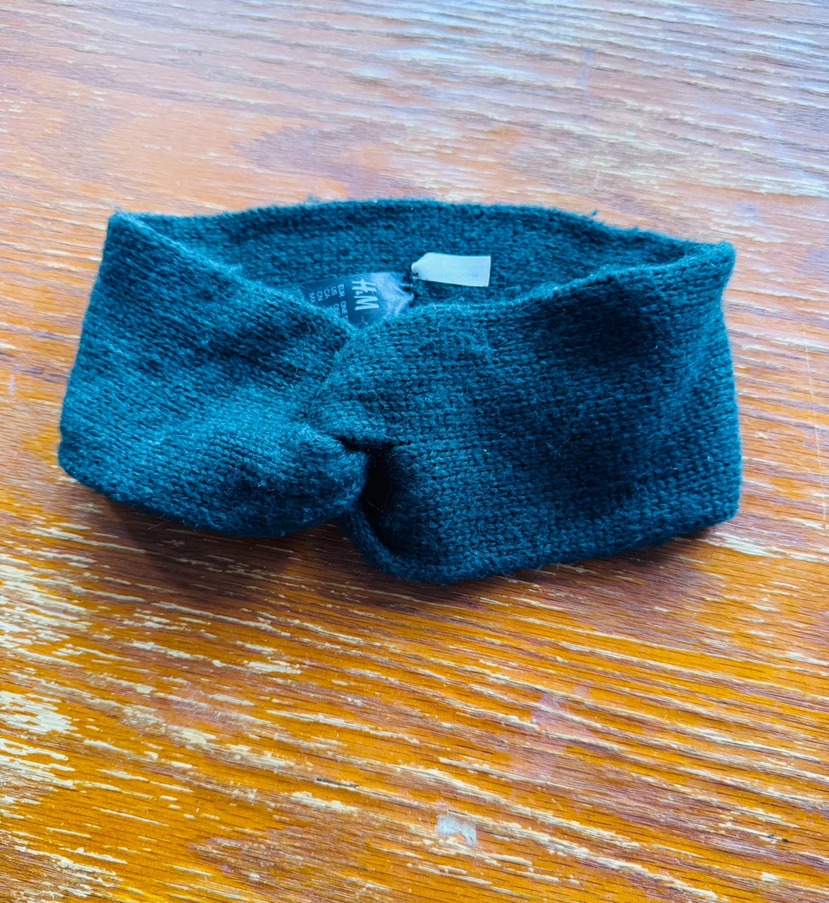 H&M Dark Green Knitted Headband